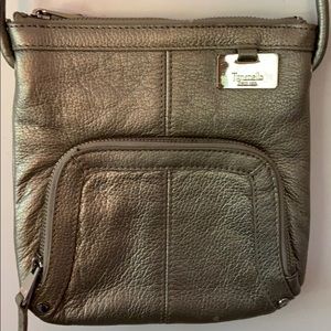 Ladies Tignanello crossbody leather bag